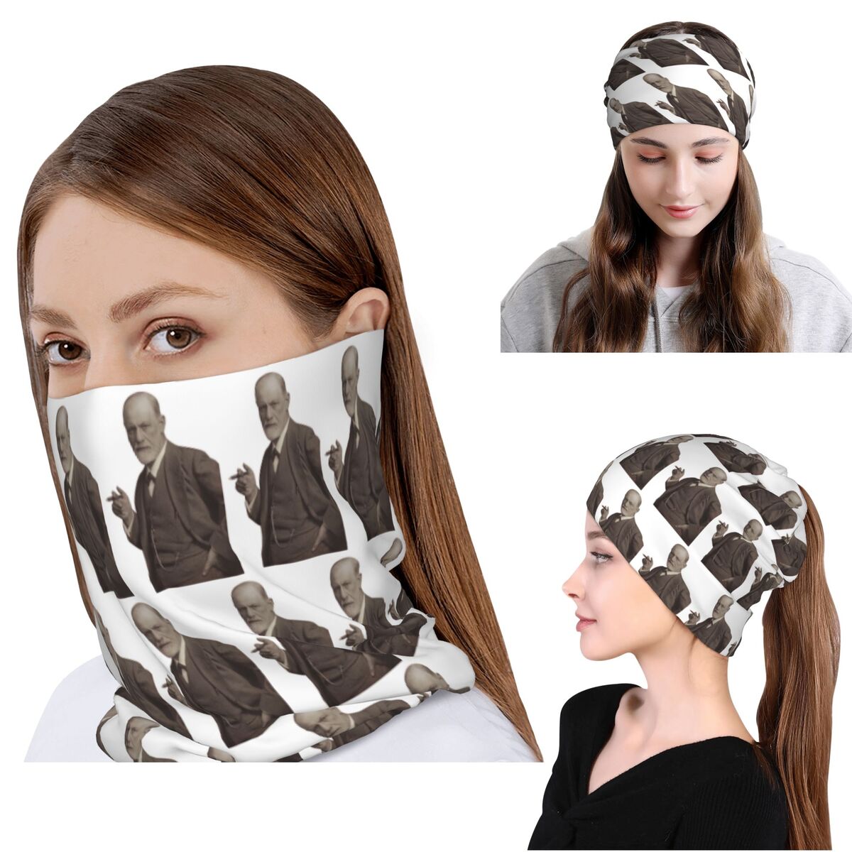 Freud With Cigar Blush Pink Ba - Knit Beanie Hat Warm 评论和价格