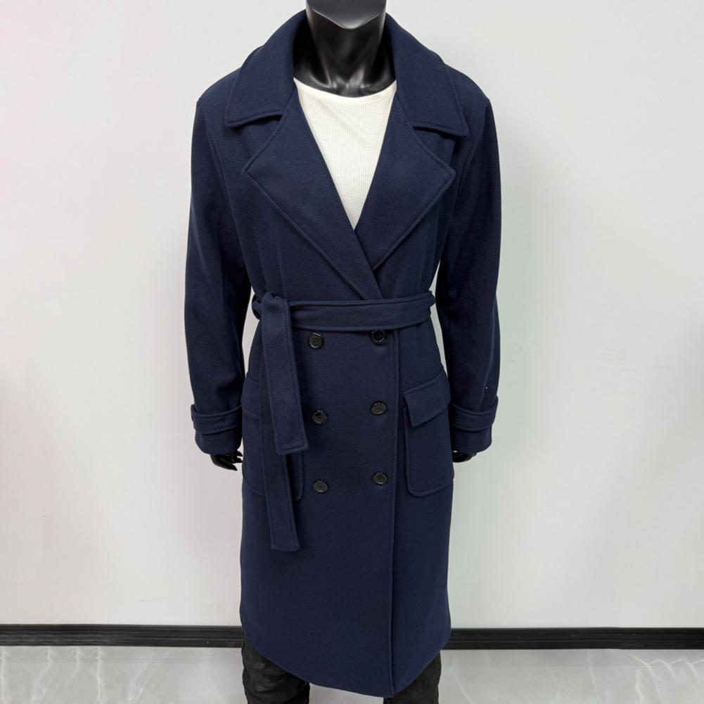 Women Coat Women's Double Brea - Wool Coat Peacoat 评论和价格
