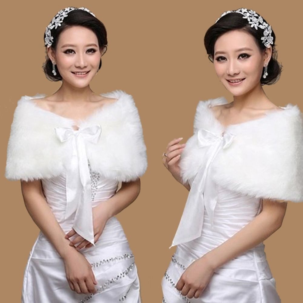 Winter Cape White Fur Shawl We - Shawl Wrap Winter 评论和价格