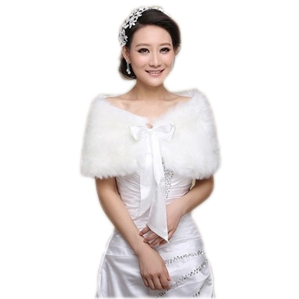 Winter Cape White Fur Shawl We - Shawl Wrap Winter 评论和价格