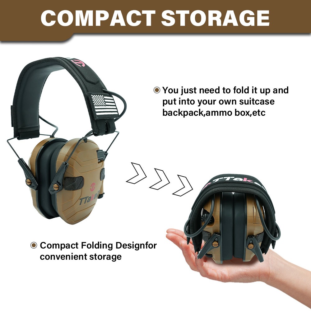 New W1/W3 Foldable Electronic  - Earmuffs Foldable 评论和价格