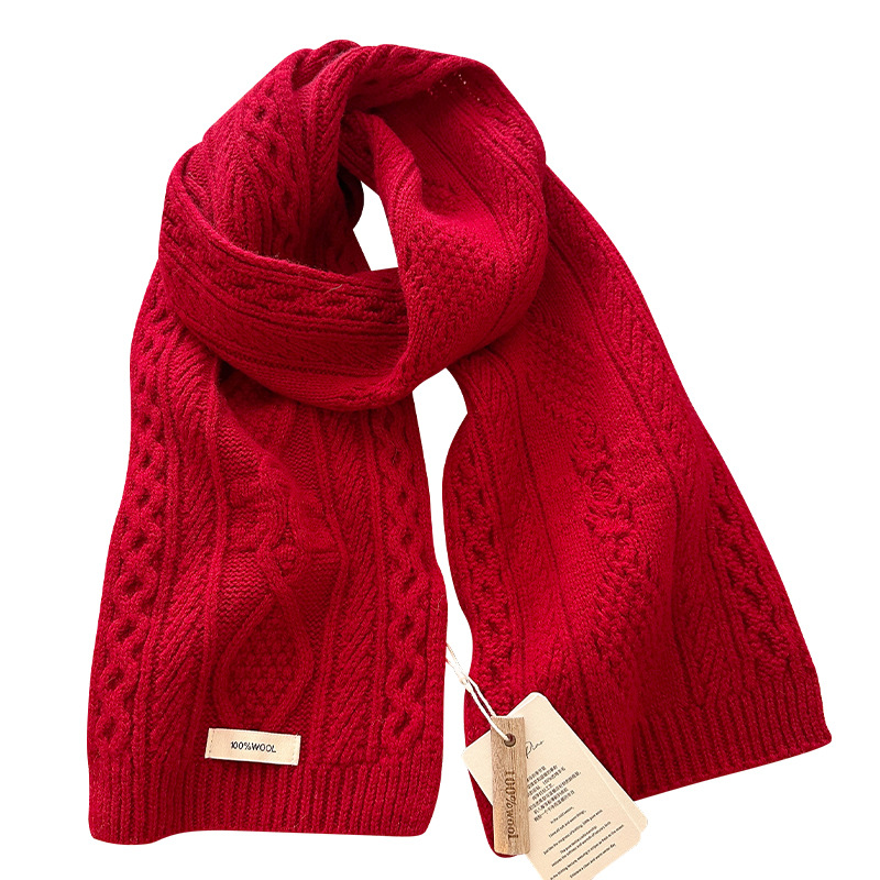 Luxury 100% Wool Scarf Women M - Wool Scarf Men 评论和价格