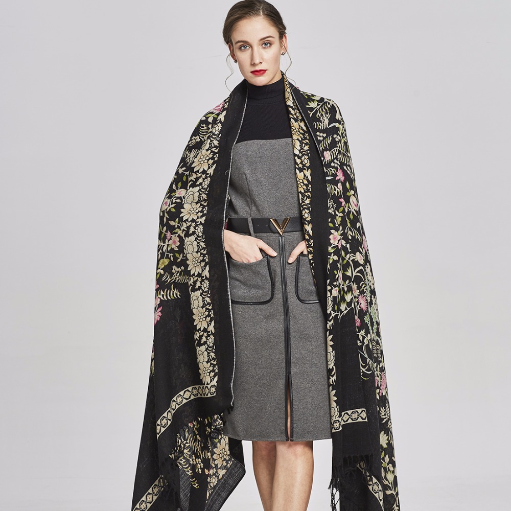 Luxury Brand Scarf Female Male - Wool Scarf Men 评论和价格
