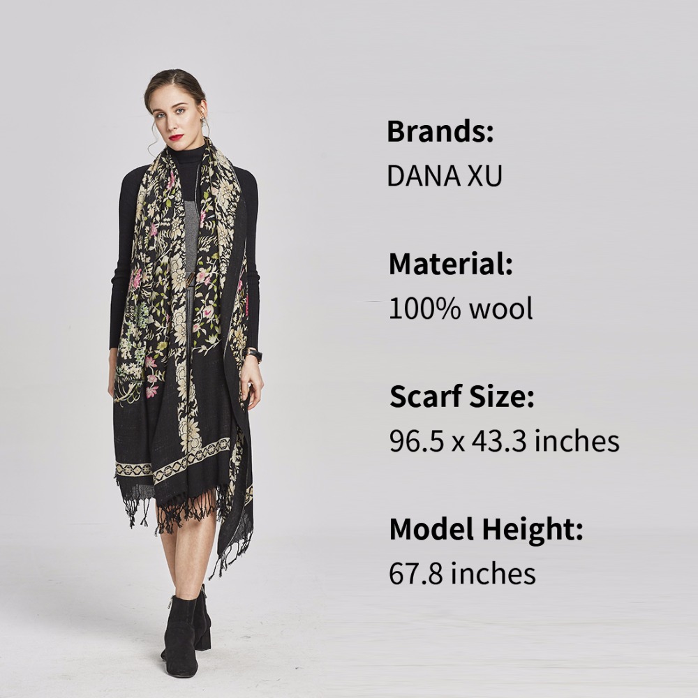 Luxury Brand Scarf Female Male - Wool Scarf Men 评论和价格