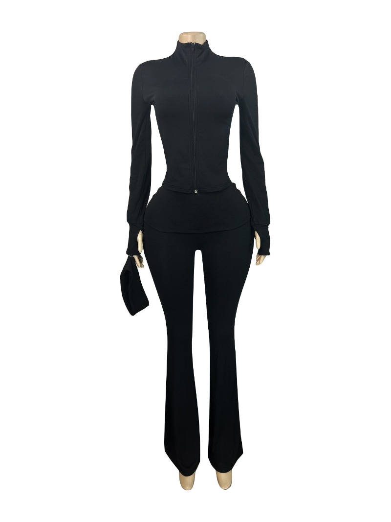 Women Solid Fleece Tracksuits  - Winter Headband Fleece 评论和价格