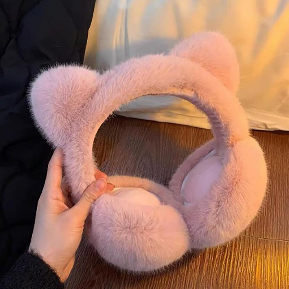 Cute Cat Earmuffs Winter Warm  - Earmuffs Foldable 评论和价格