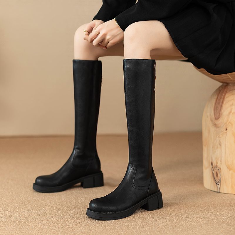 Autumn Winter Middle Heel Ladi - Waterproof Winter Boot 评论和价格