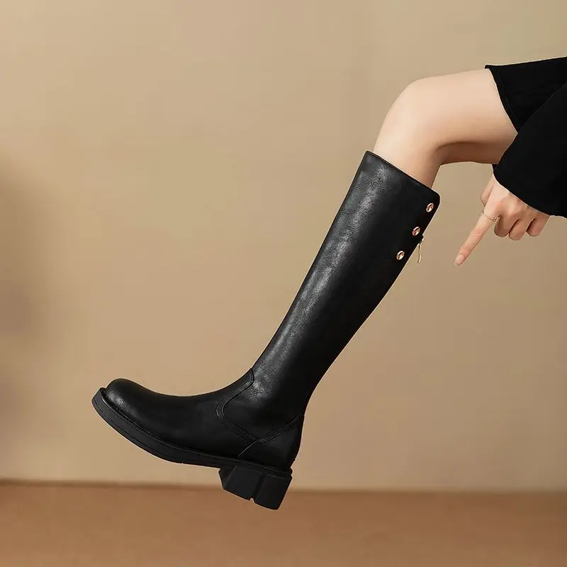 Autumn Winter Middle Heel Ladi - Waterproof Winter Boot 评论和价格